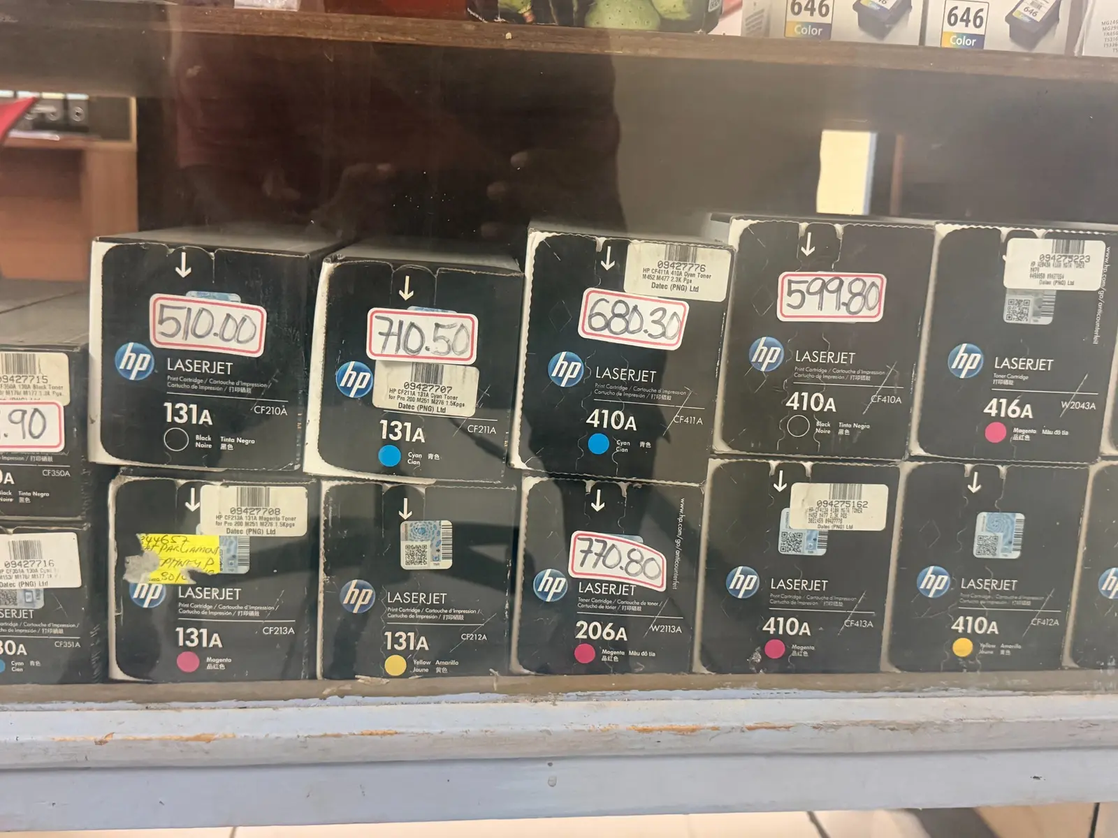 HP toner supplies